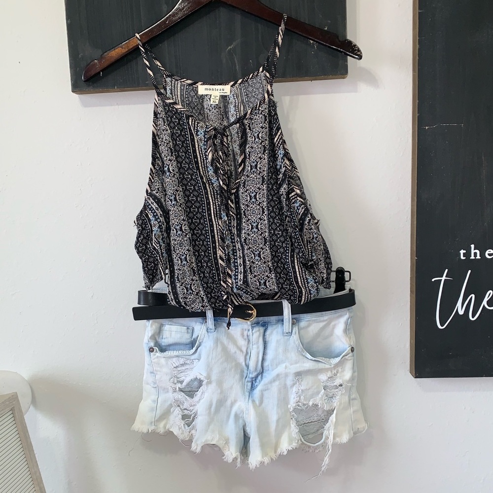 Bohemian off the shoulder peasant top